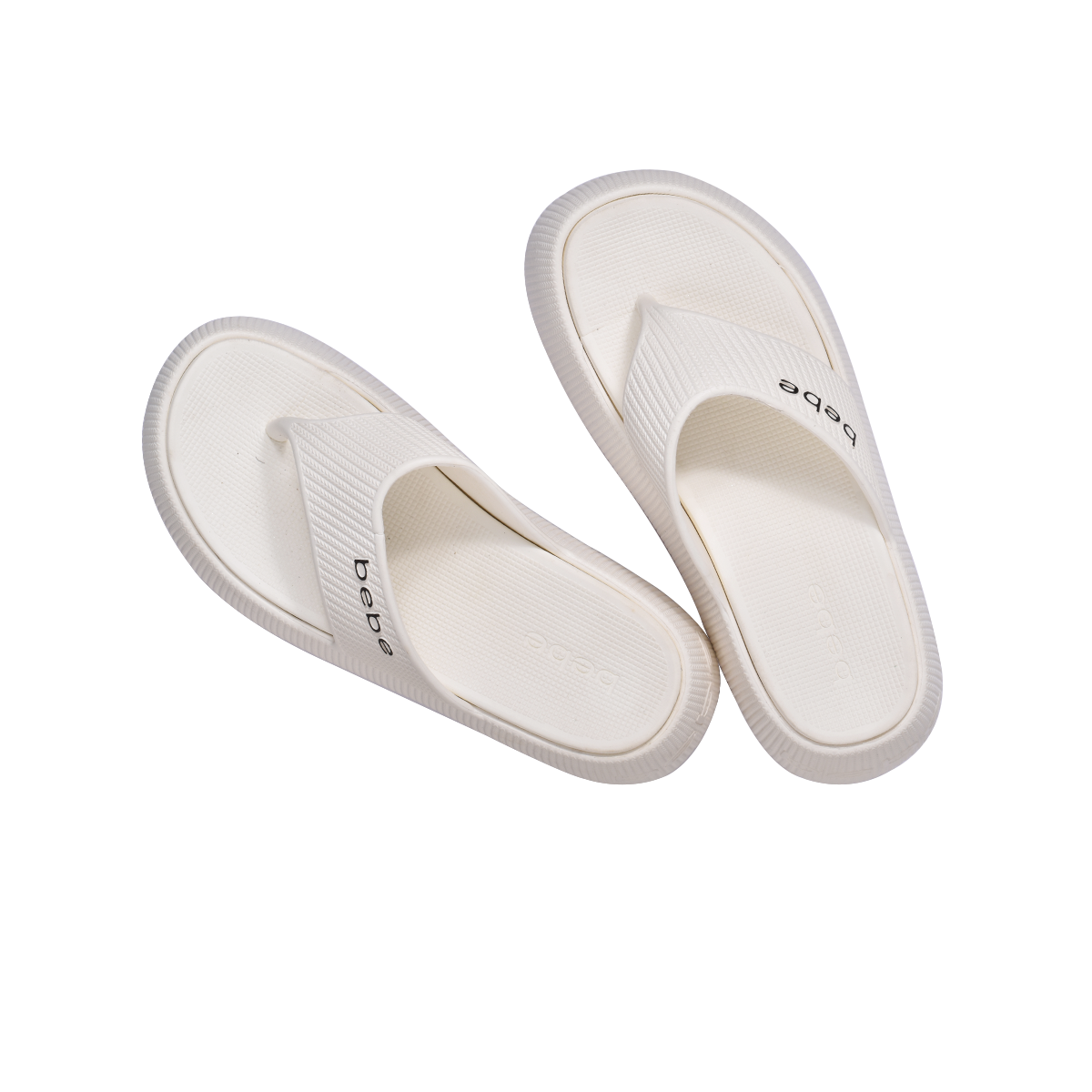 bebe Puffi Women Flip Flop-23303-White