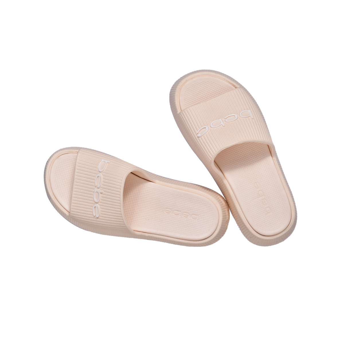 bebe Ploffy Women Slide-23162-IvoryBeige