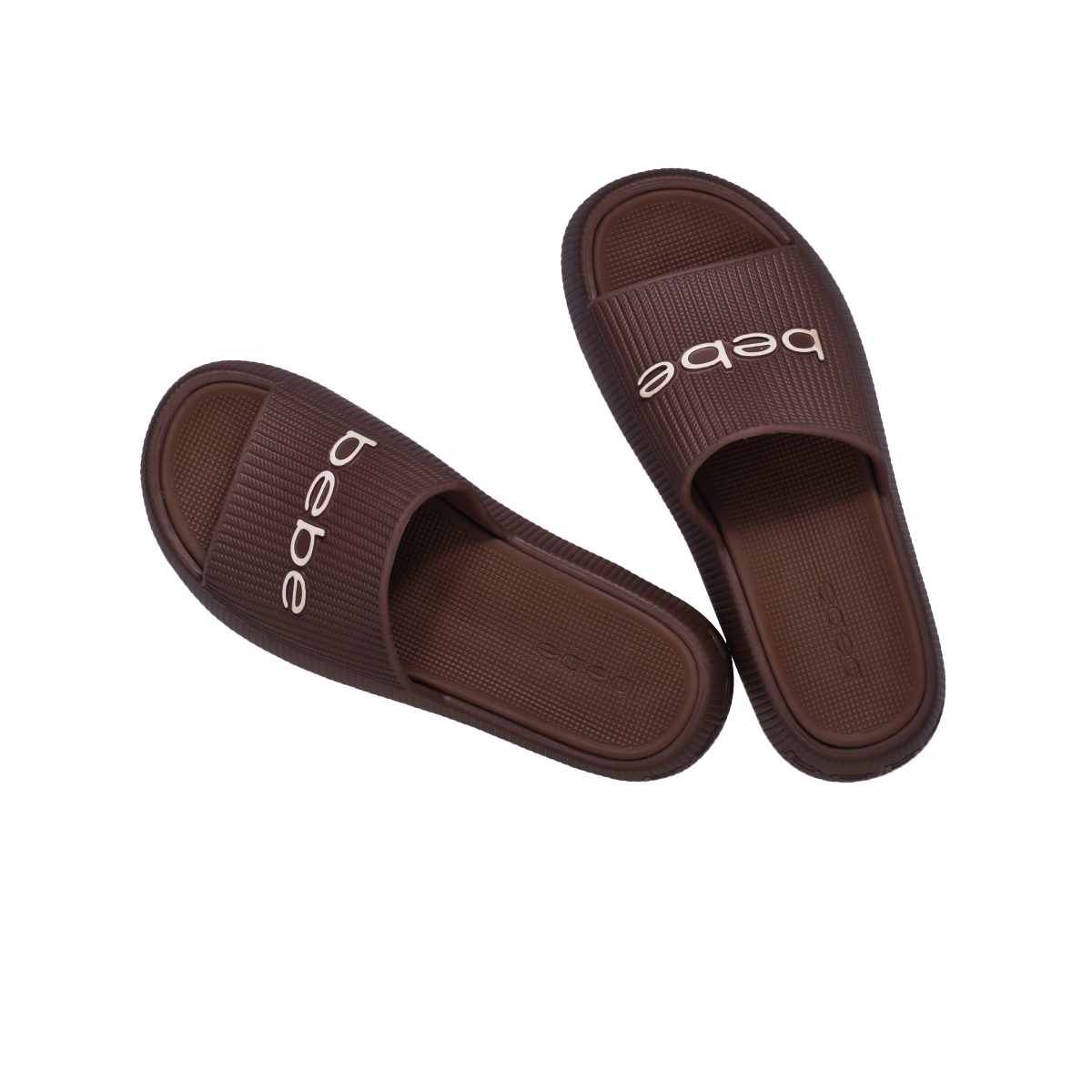 bebe Ploffy Women Slide-23162-ChocolateBrown