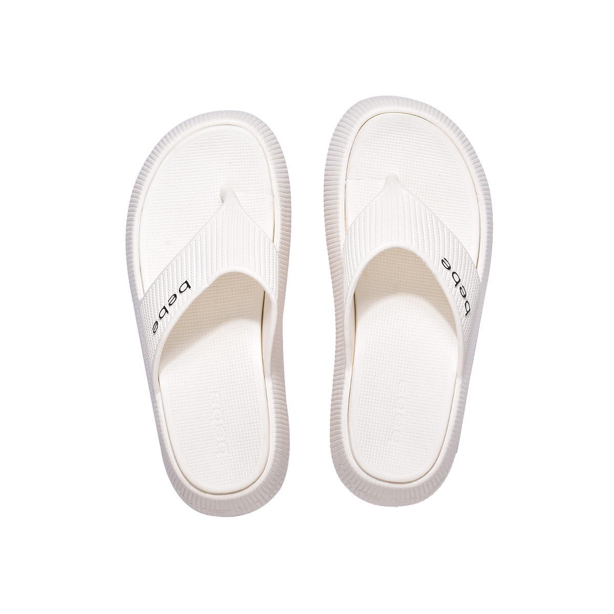 bebe Puffi Women Flip Flop-23303-White