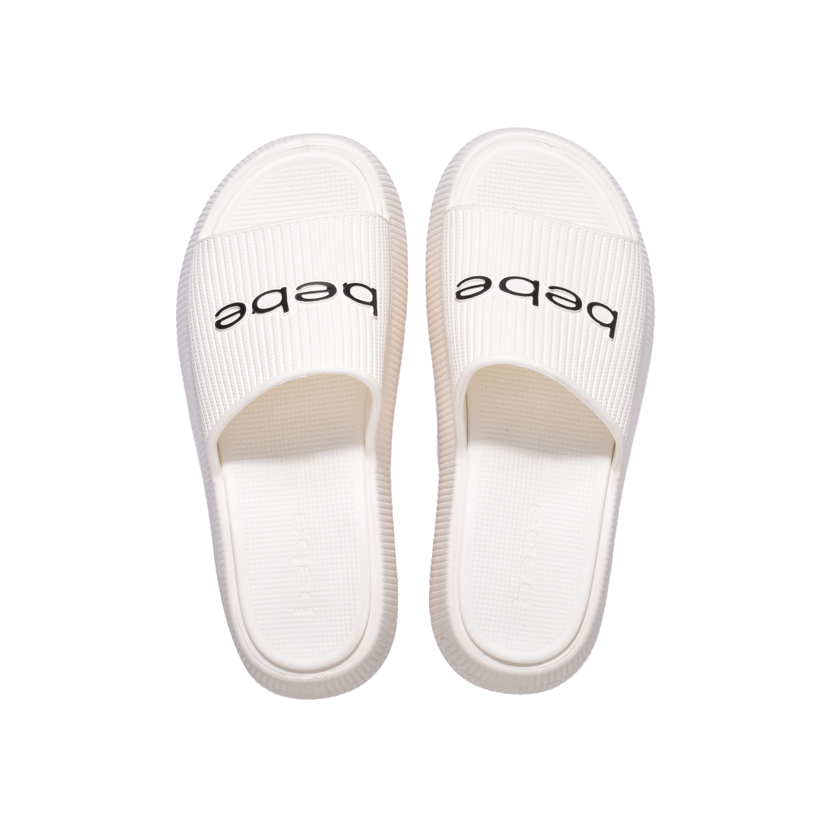 bebe Ploffy Women Slide-23162-White