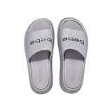 bebe Ploffy Women Slide-23215-ShinySolver Glitter