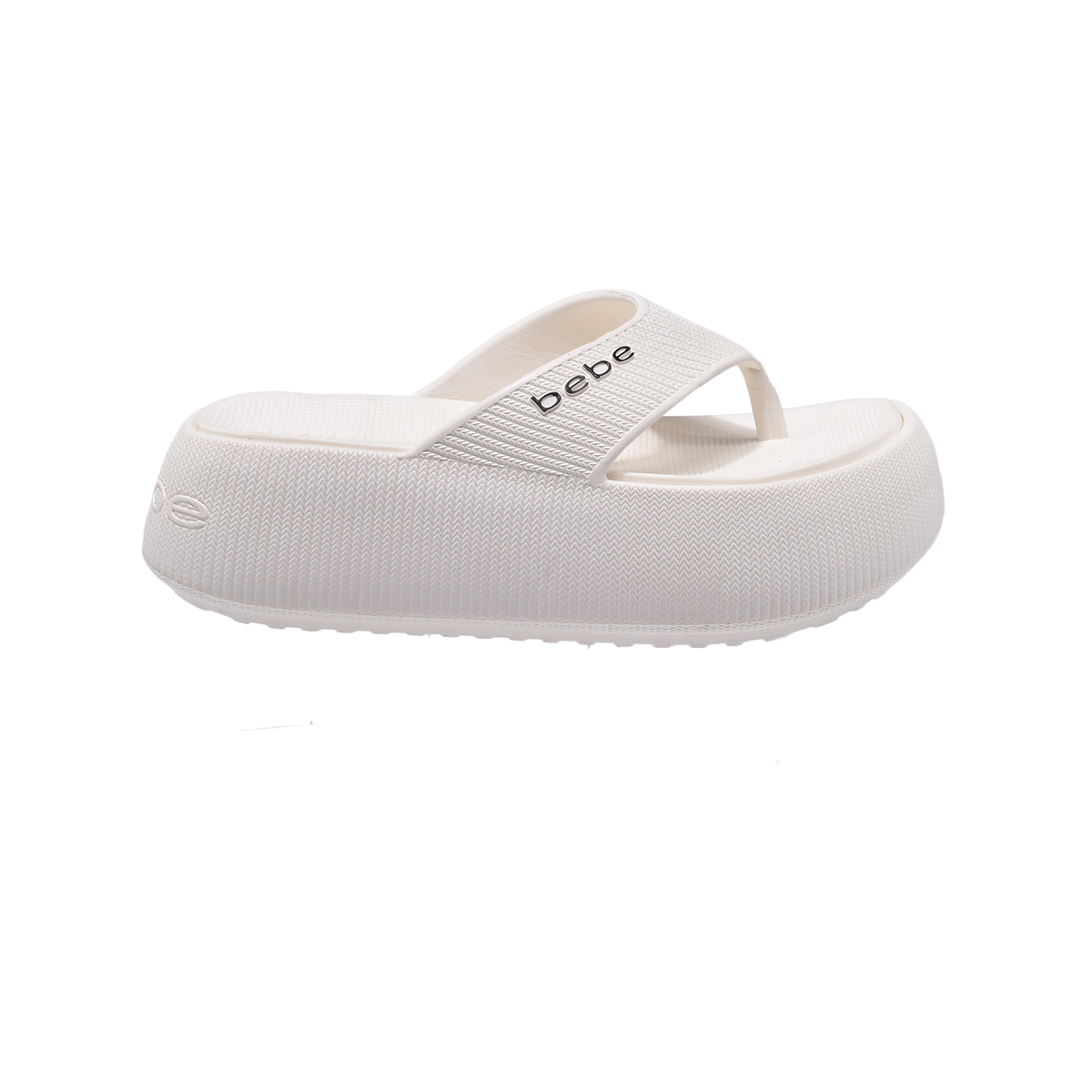 bebe Puffi Women Flip Flop-23303-White