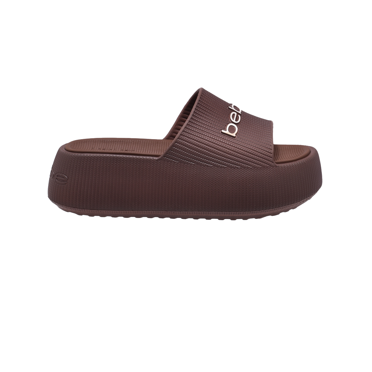 bebe Ploffy Women Slide-23162-ChocolateBrown