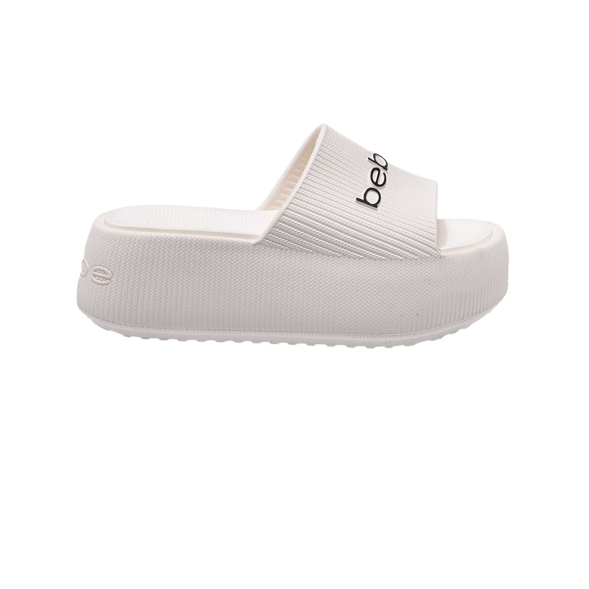 bebe Ploffy Women Slide-23162-White