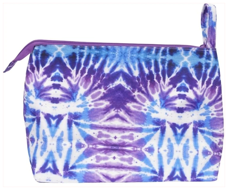 Cubs Purple tie dye 1 Large Pouch