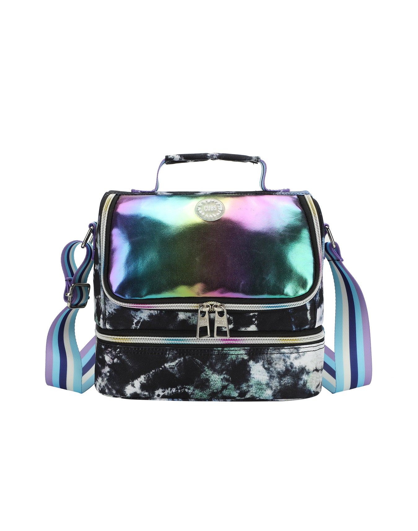Cubs Inky Black tie dye High School Lunch Bag