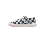 TTWN Bear Low-Top Green Checkered Canvas Shoes