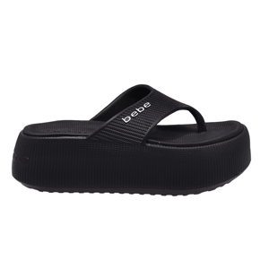 bebe Puffi Women Flip Flop-23303-black