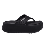 bebe Puffi Women Flip Flop-23303-black