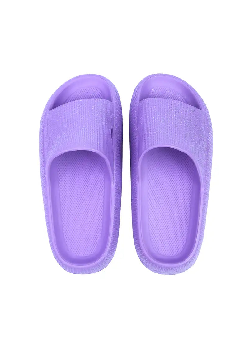 Cubs Glitter Lilac Eva Virgo Girls/Women Slide