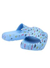 Cubs Baby Blue Bolts Eva Virgo Unisex Slide