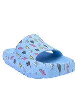 Cubs Baby Blue Bolts Eva Virgo Unisex Slide