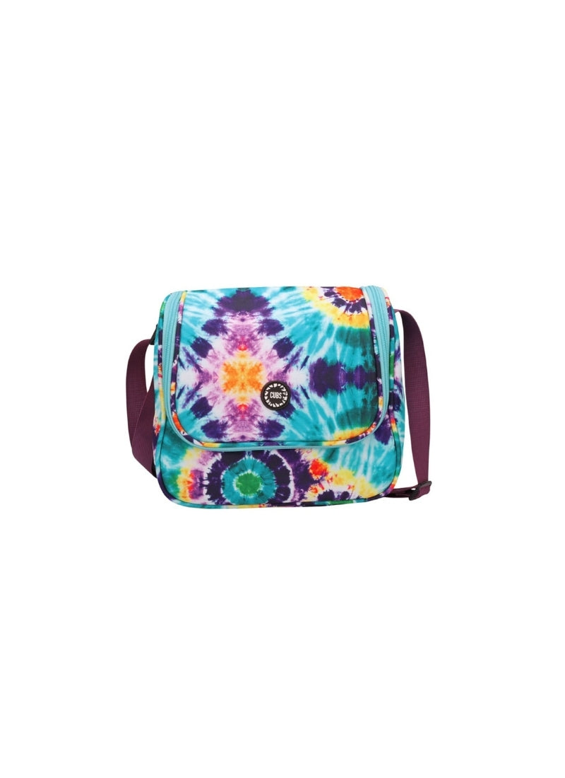 Cubs Purple Sun Rays Tie Dye Senior Lunch bag