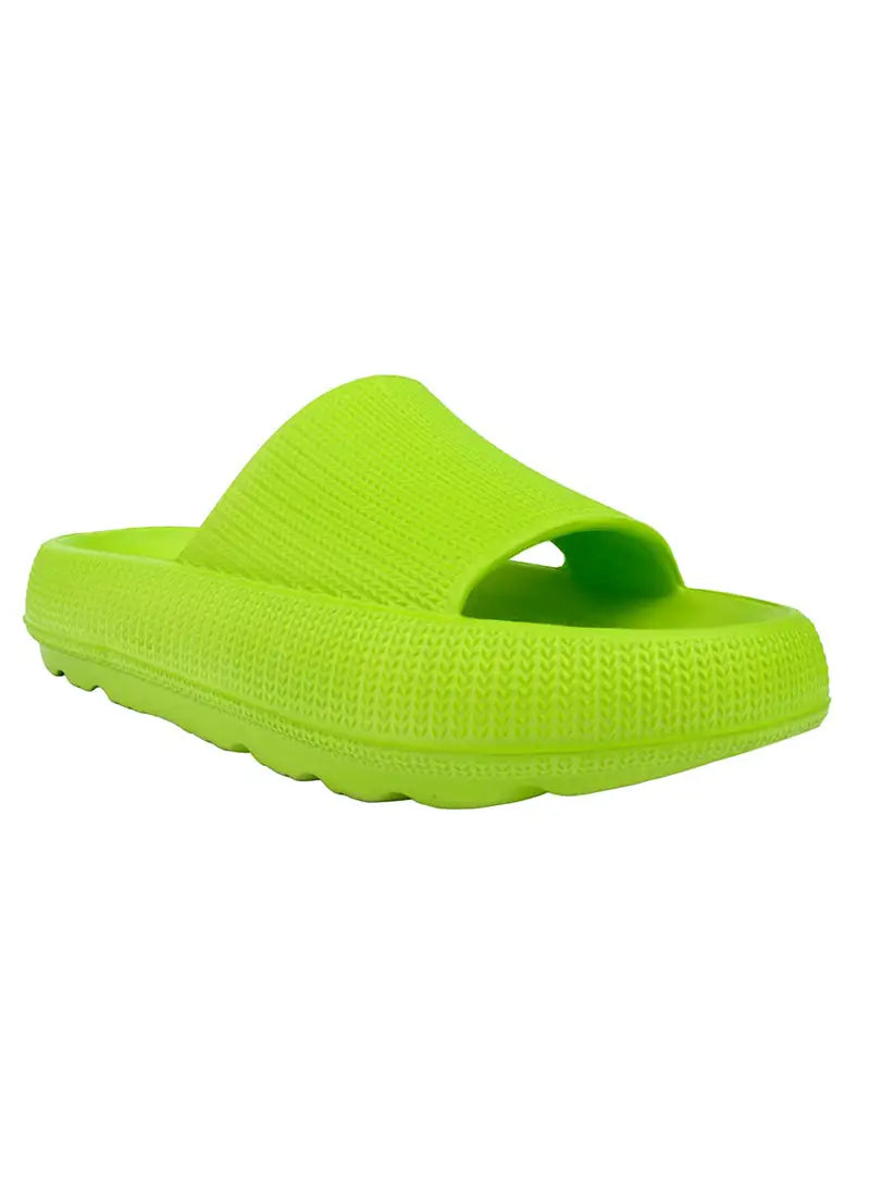 Cubs Pistachio Green Eva Virgo Women Slide