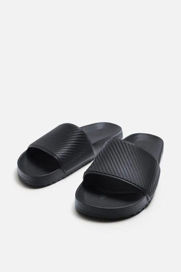 ZARA Bath Slides Black
