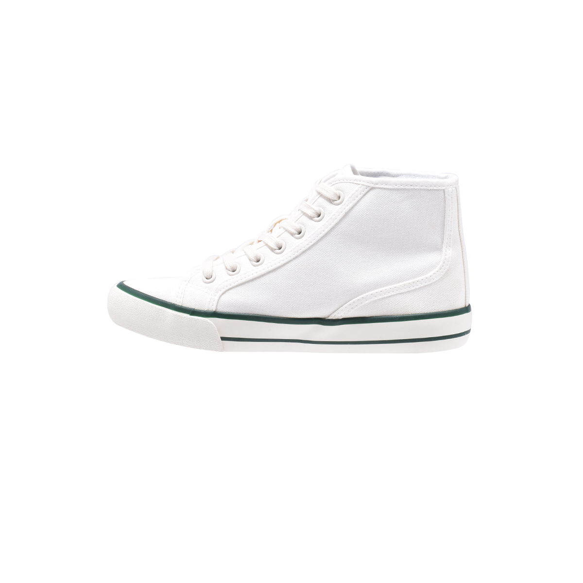 TTWN BEAR High-Top White Canvas Side Four Bears Platform Shoes