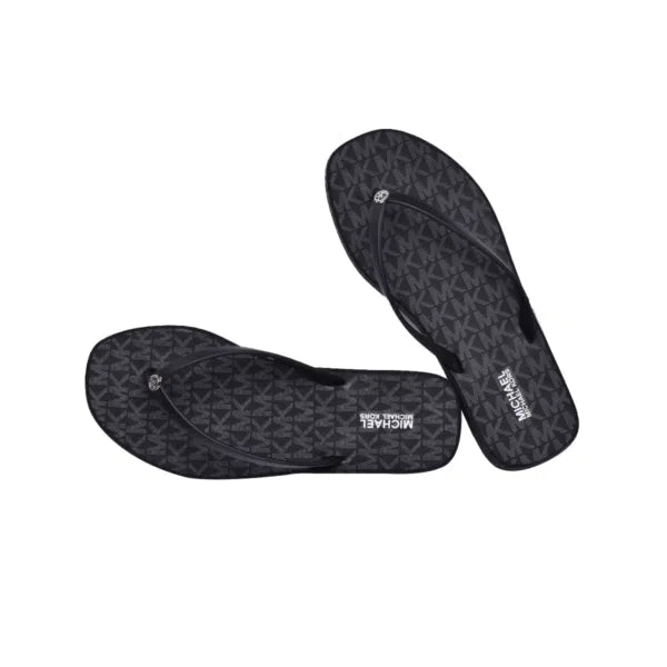 Michael Kors Lilo Wedge Flip Flop Women Black/Black