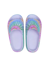 Cubs White Tie-Dye Eva Virgo Girls/Women Slide