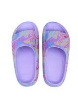 Cubs Lilac Psychedelic Eva Virgo Girls/Women Slide