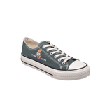TTWN Bear Low-Top Green Canvas TTWN Bear Lettering & Side Bear Shoes