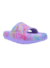 Cubs Lilac Psychedelic Eva Virgo Girls/Women Slide