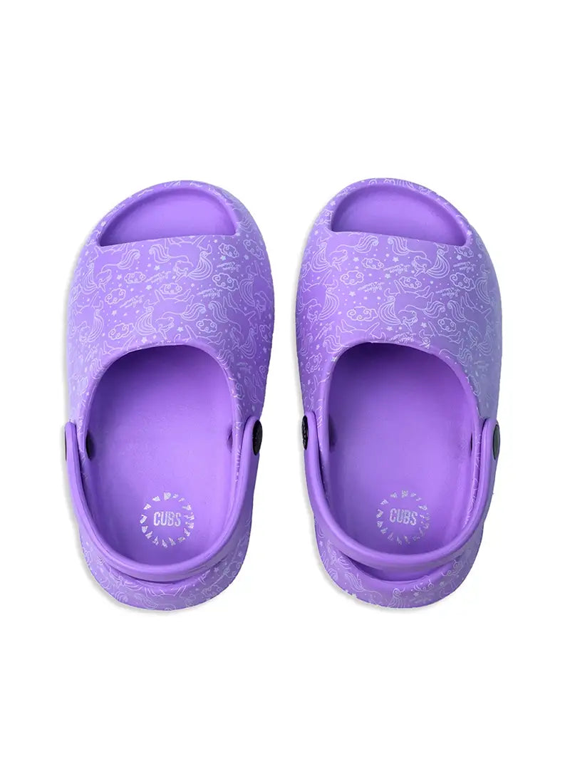 Cubs Open Toe Lilac Unicorn Dream