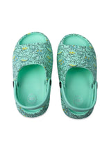 Cubs Open Toe Mint Green Cute Dino