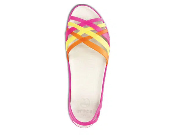 Crocs Huarache Mini Wedge Women Fuchsia/Grapefruit