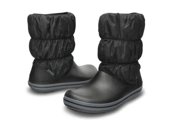 Crocs Winter Puff Boot Women Black/Charcoal