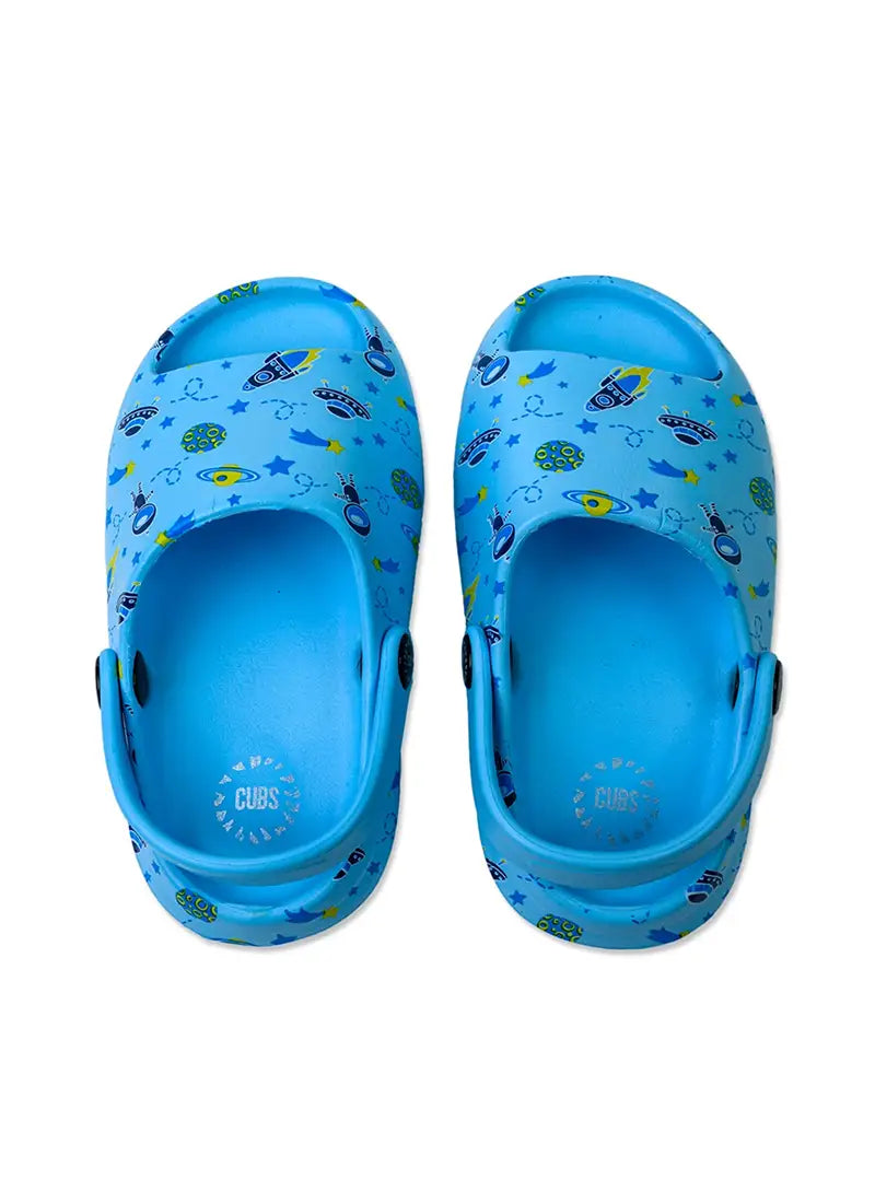 Cubs Open Toe Baby Blue Back To Space