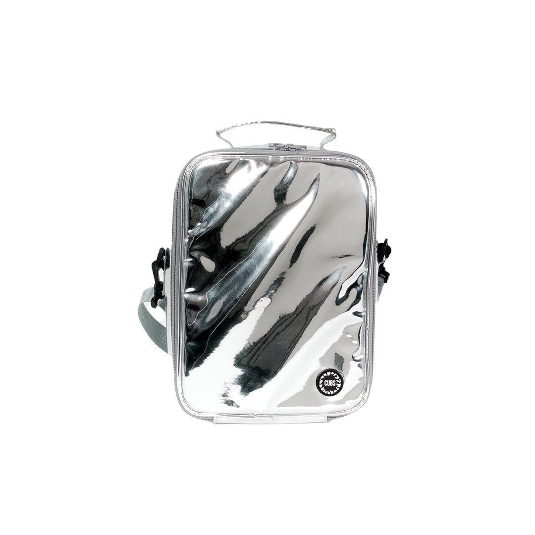 Cubs Holographic Silver High School Lunch Bag