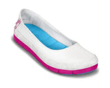 Crocs Stretch Sole Flat White Candy Pink