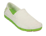 Crocs Stretch Sole Loafer Women White Volt Green