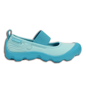 Crocs Duet Busy Day Mary Jane Children?? Ice Blue Surf