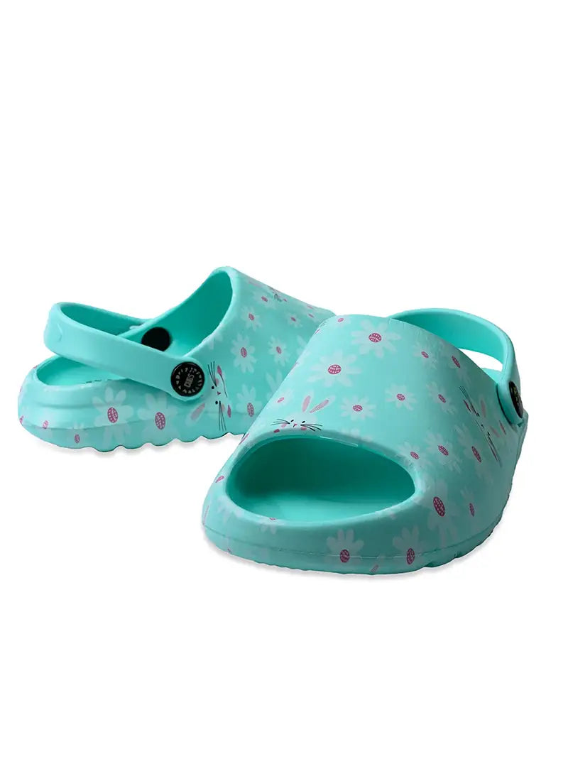 Cubs Open Toe Turquoise Bunny