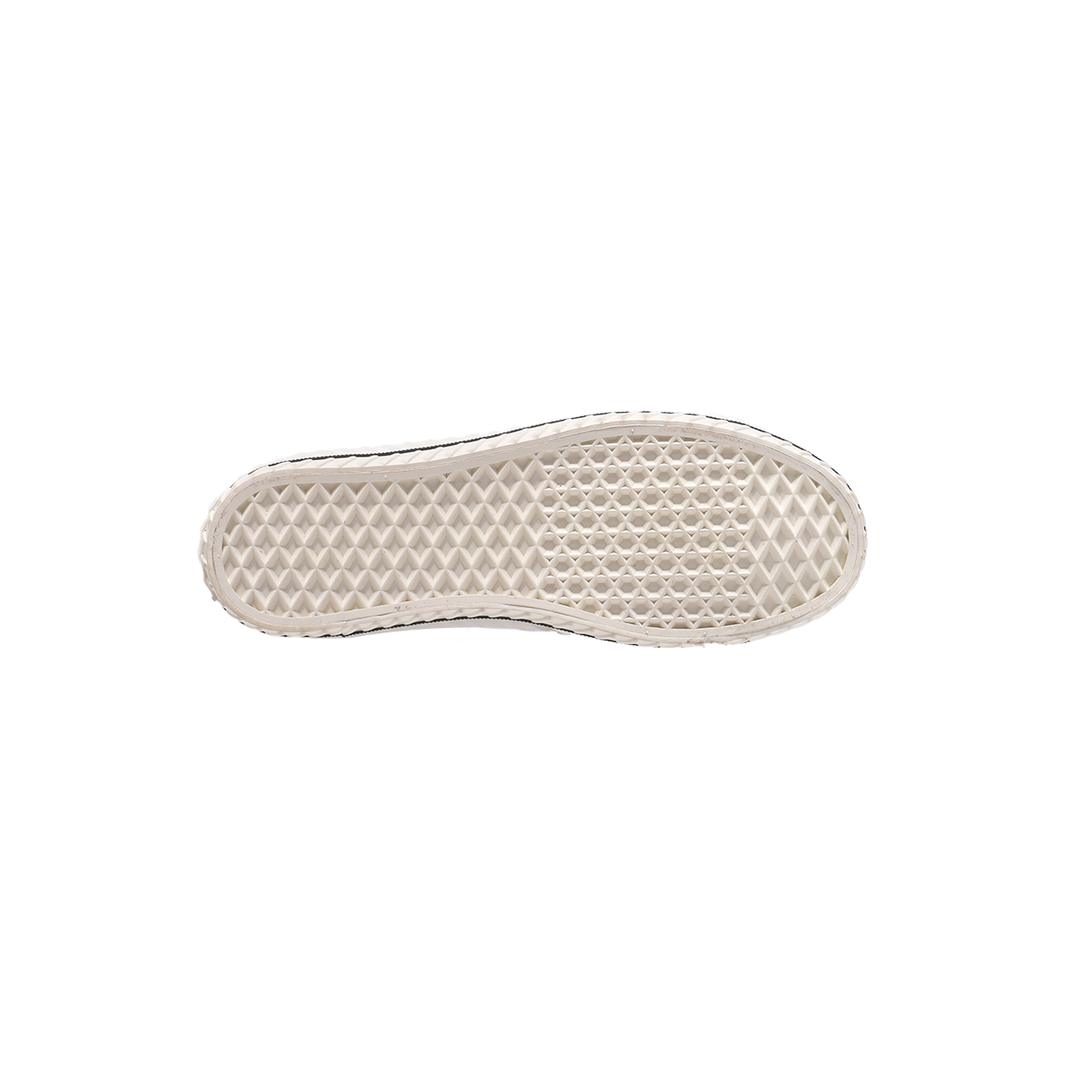 TTWN Bear Low-Top White Jacquard Canvas Big-Eared Bear Pattern Shoes