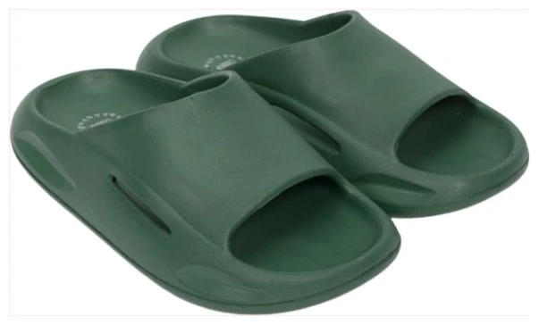 CUBS Kids Pillow Slipper High Platform Army Green