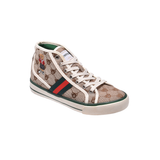 TTWN Bear High-Top Light Coffee Canvas Shoes