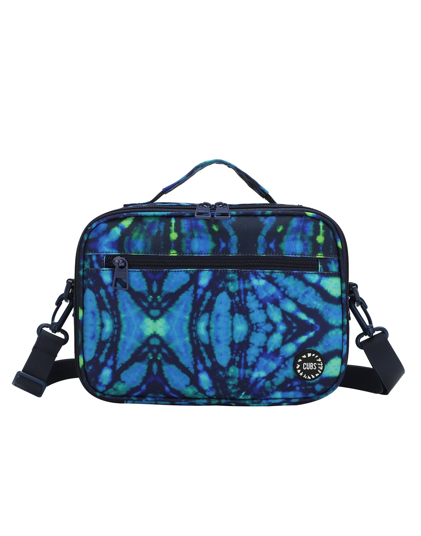 Cubs Deep Blue Tie Dye cross body lunch bag