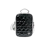 Cubs Shiny Black High School Lunch Bag