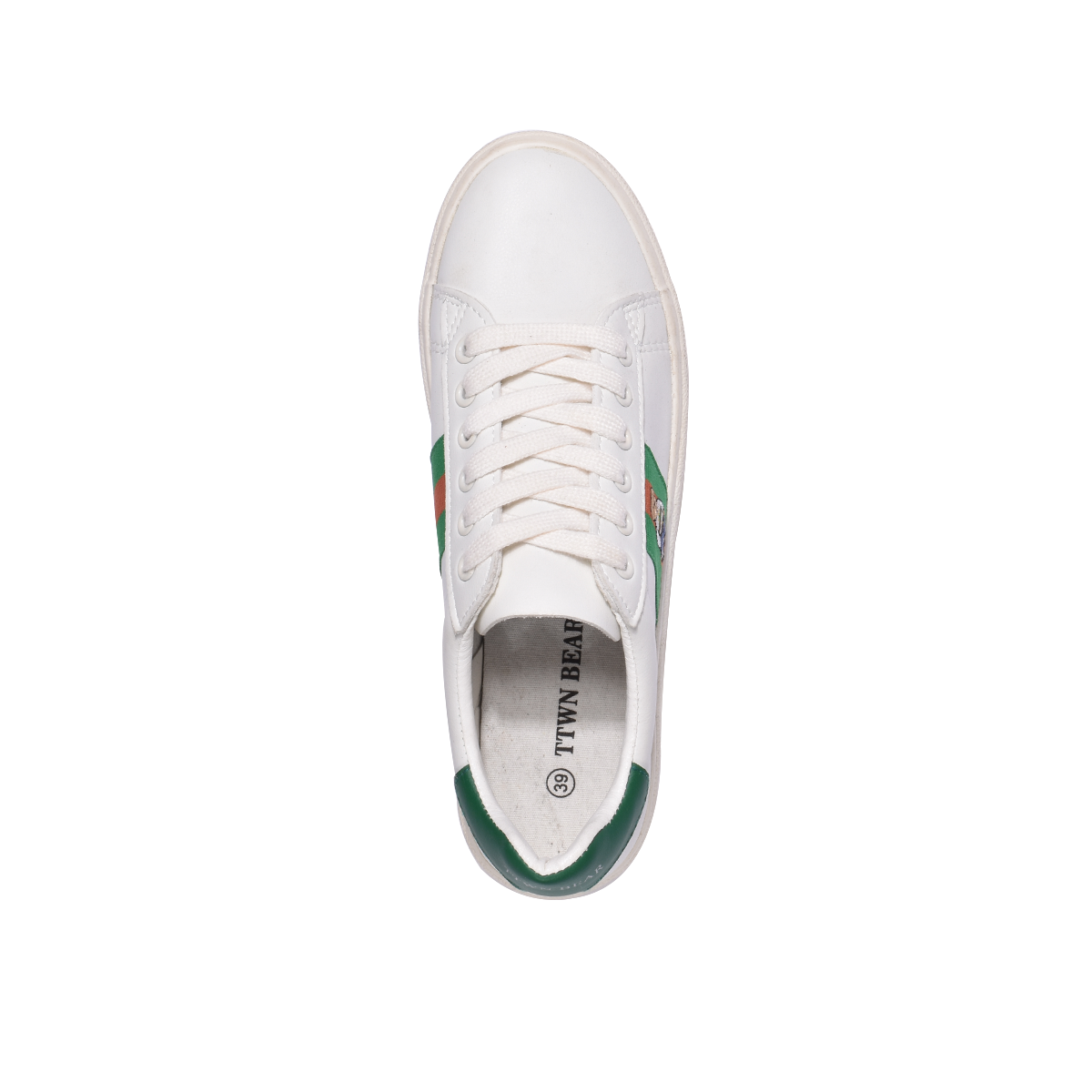 TTWN Bear Low-Top Off-White Bear Casual Shoes