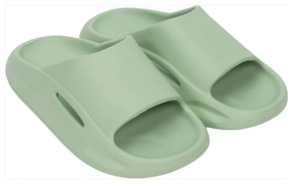 CUBS Kids Pillow Slipper High Platform Olive