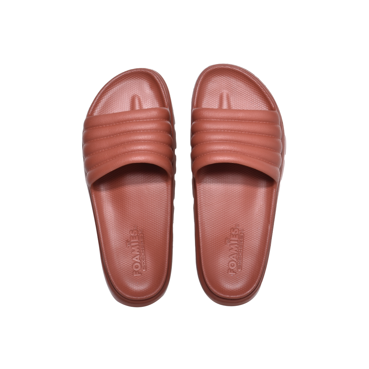 Skechers Foamies Top Level Puff Slide -111450-RUST