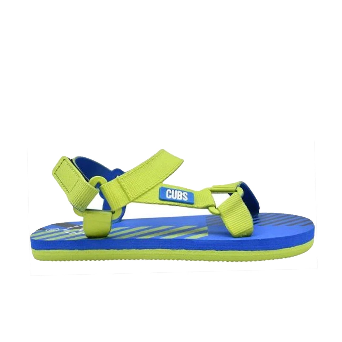 Cubs Royal Blue – Neon Green Boys Sporty Sling CUBS Sandal