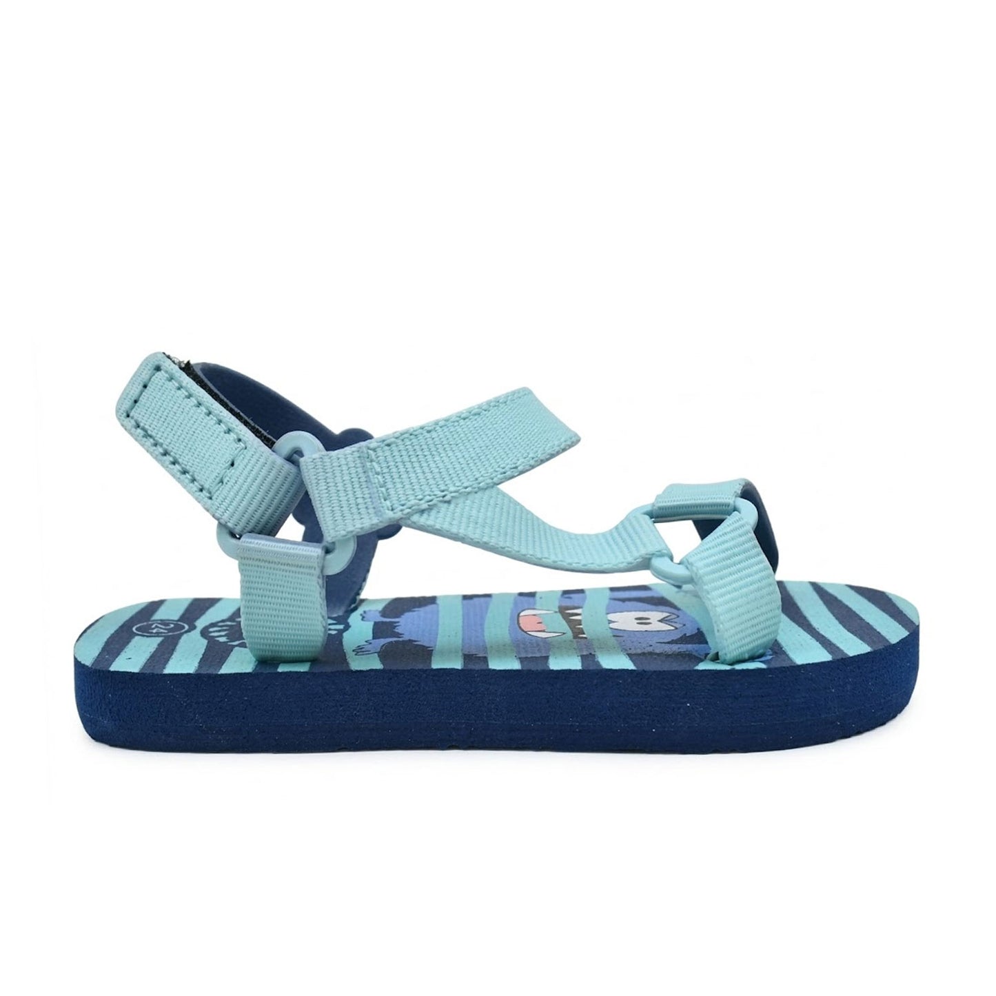 Cubs Monster Stripes Boys Sporty Sling CUBS Sandal