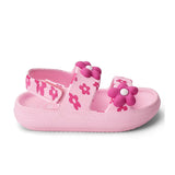 Cubs Pink Flowers Kids Sandal