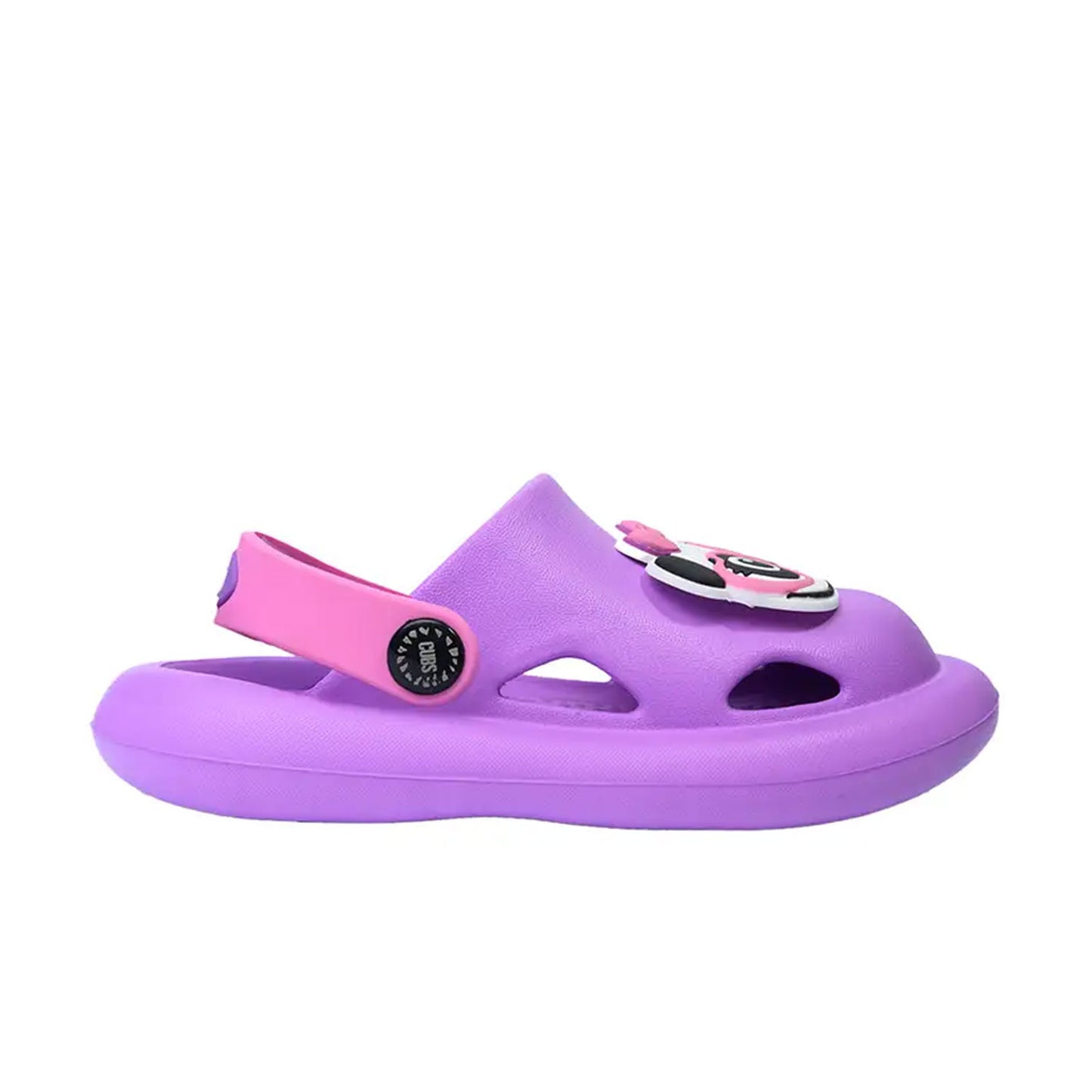 Cubs Kids Clog Panda Purple