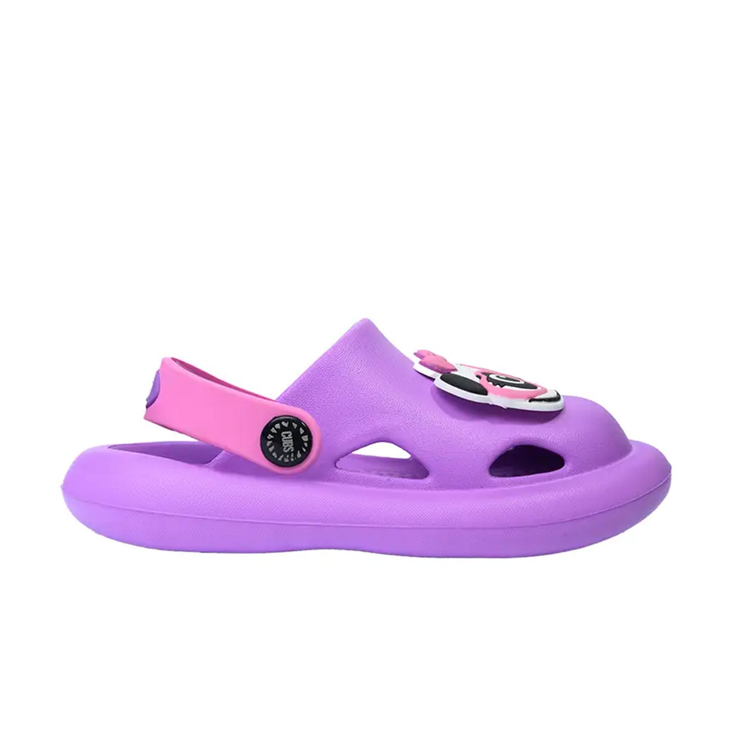 Cubs Kids Clog Panda Purple