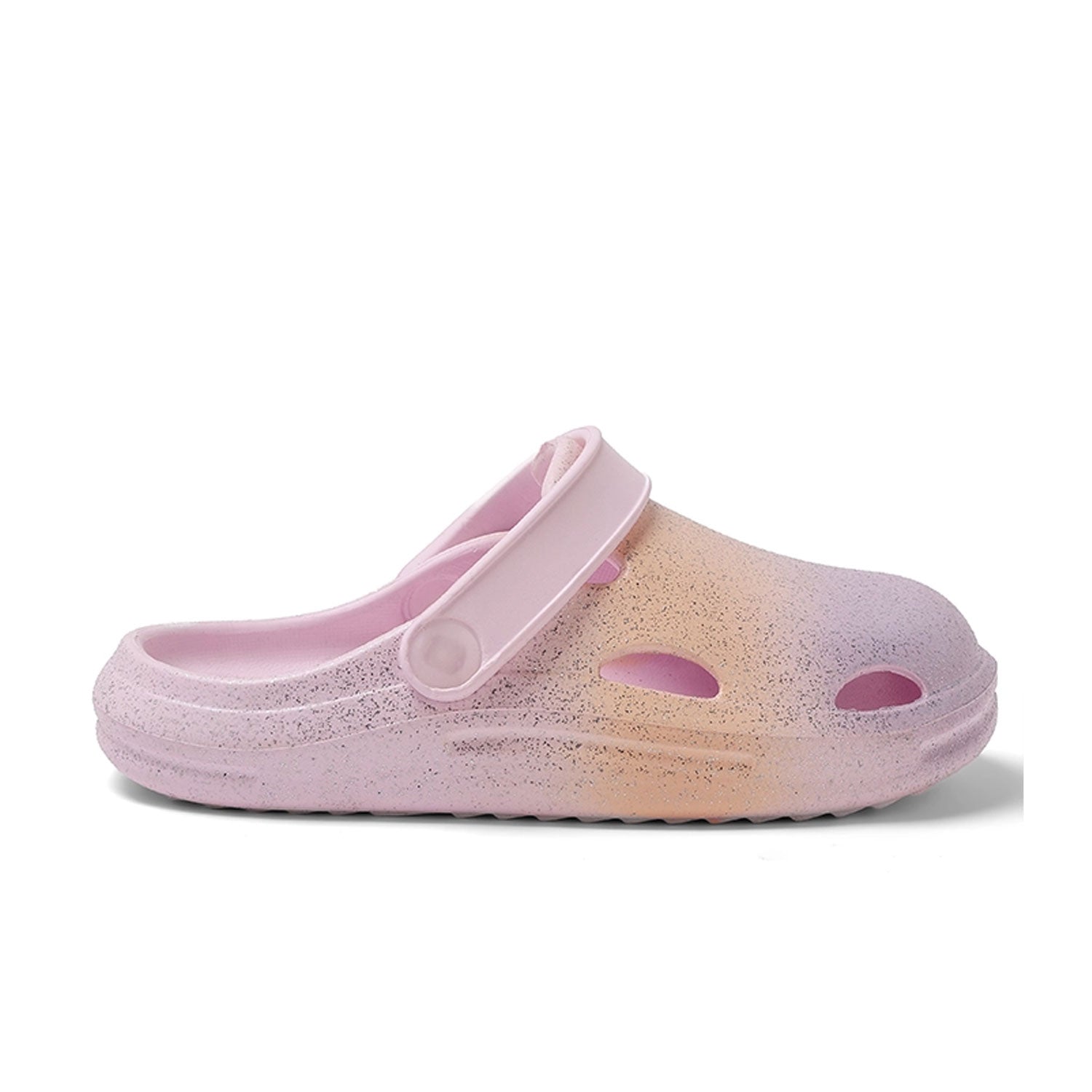 Cubs Glitter Peach & Lilac Clog